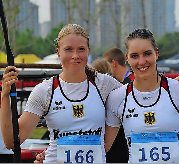 Ardis Luda und Anne Kurschat sind mit ihrer WM-Leistung zufrieden.